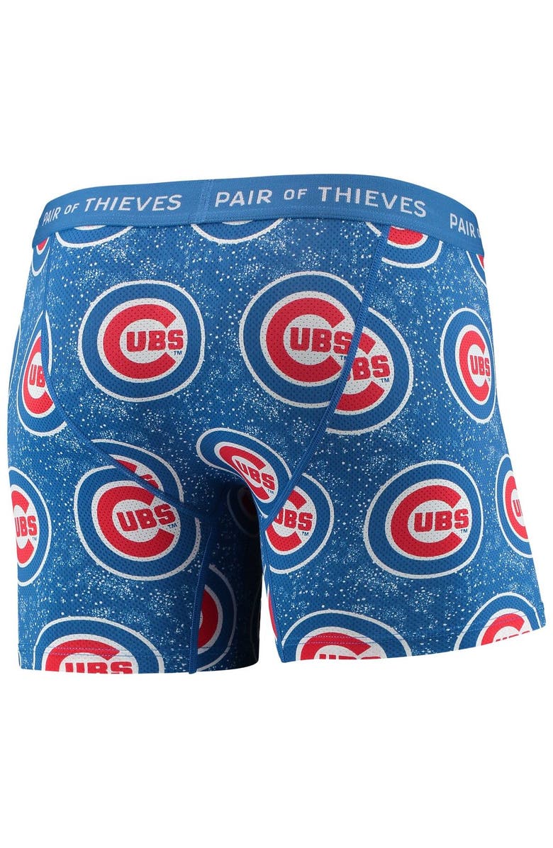 Pair of Thieves Men's Pair of Thieves Black/Royal Chicago Cubs Super Fit 2-Pack Boxer Briefs Set, Alternate, color, Black