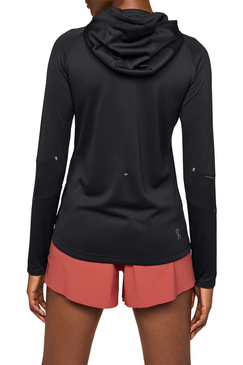 Climate Zip Hoodie, Alternate, color, BLACK