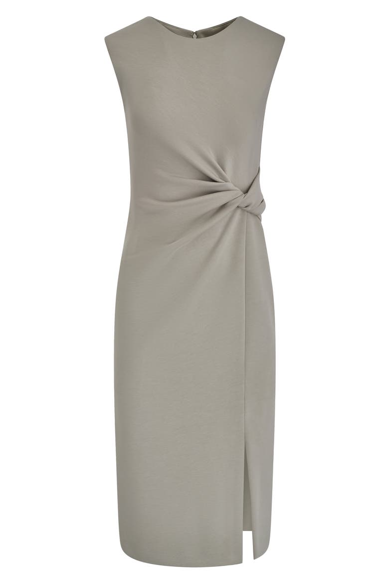 Twist Waist Sheath Dress, Alternate, color, WEATHERED