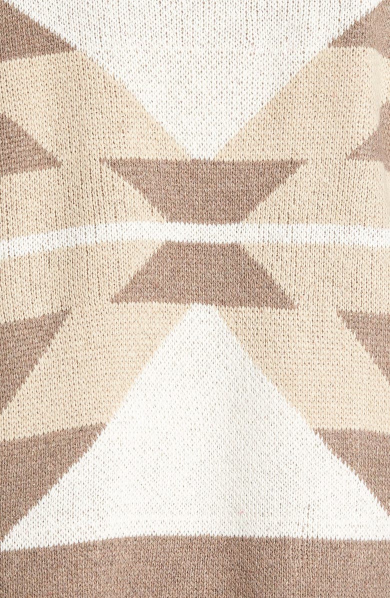 WOVEN HEART GIRLS Woven Heart Geo Pattern Open Cardigan, Alternate, color,