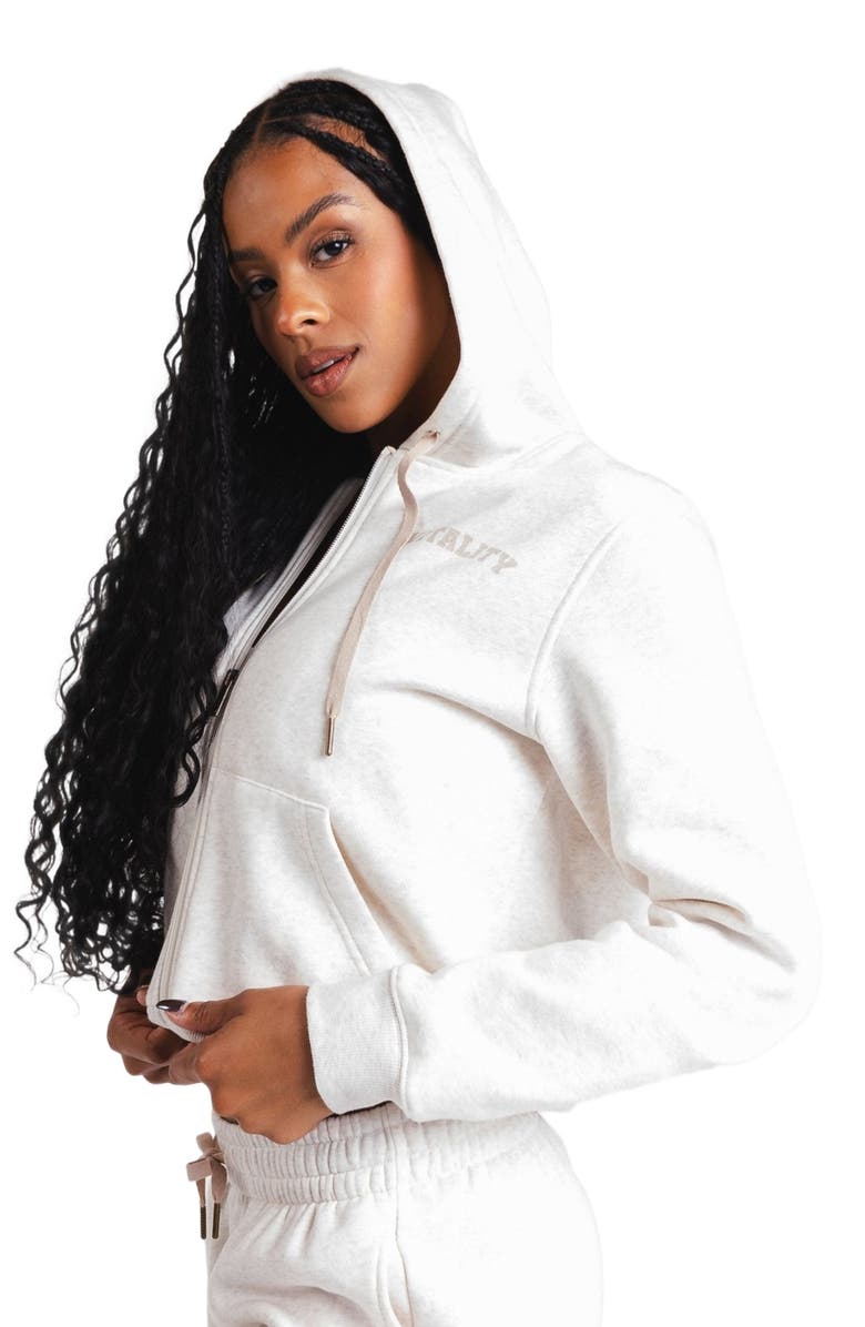 Vitality Cozy Women's Zip, Alternate, color, Oat Marl