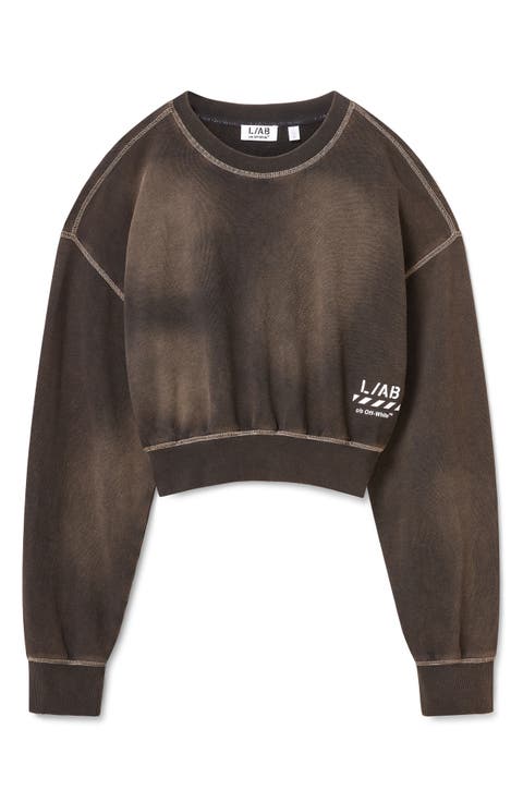 Cropped Crewneck Sweatshirt