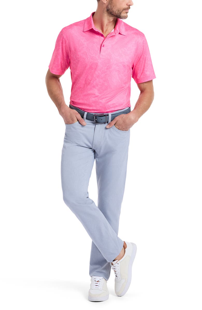 Robert Graham Orsett Performance Golf Polo, Alternate, color, Pink