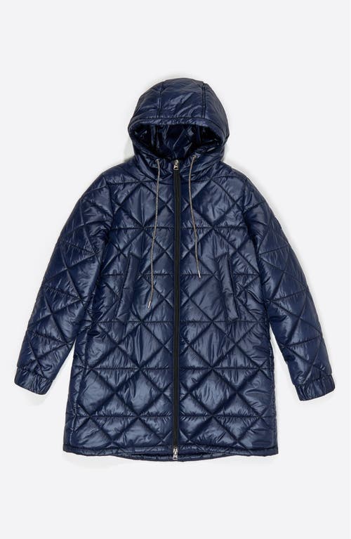 Bimba Y Lola Straight Hooded Puffer In Multi
