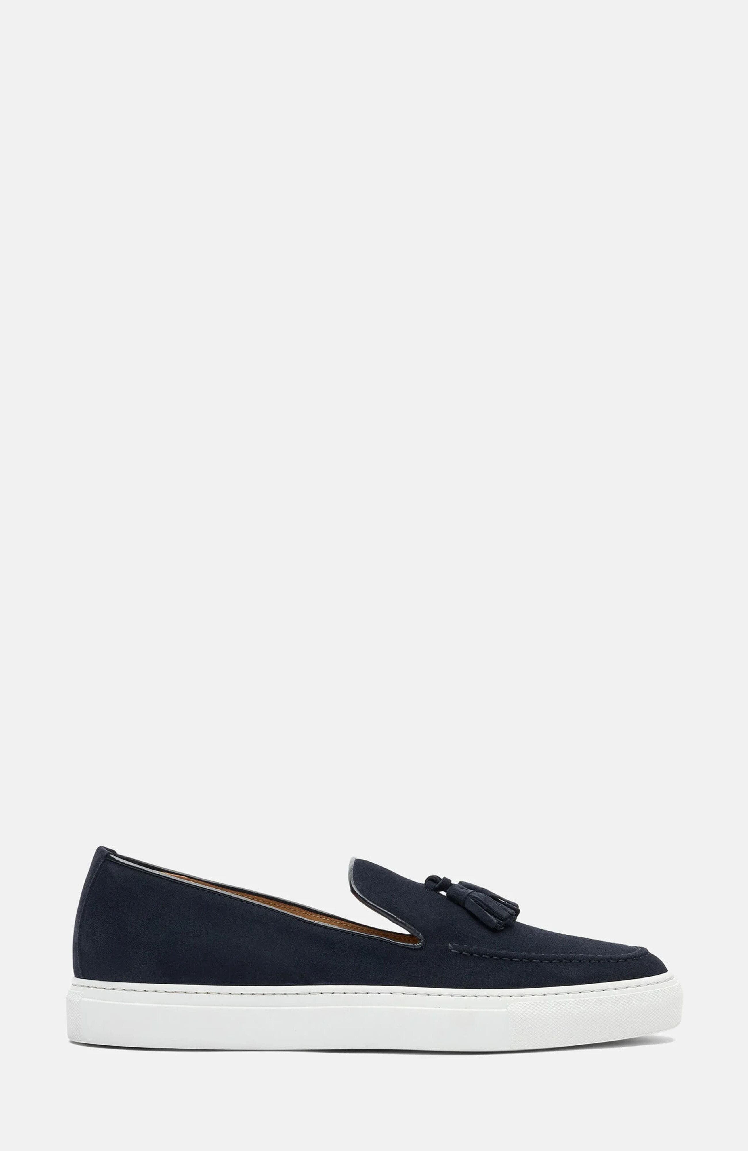 Amedeo Sneakers, Alternate, color, Blue - Suede