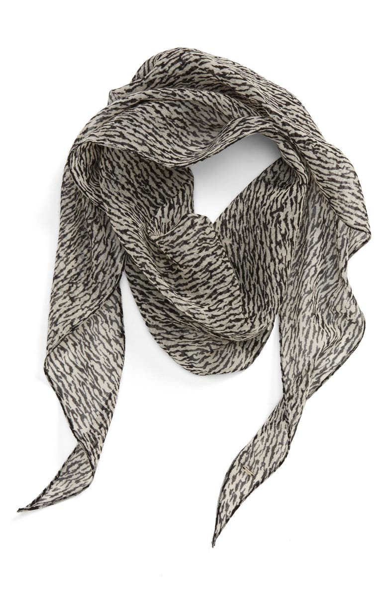 Saint Laurent Grand Marble Scarf, Alternate, color,