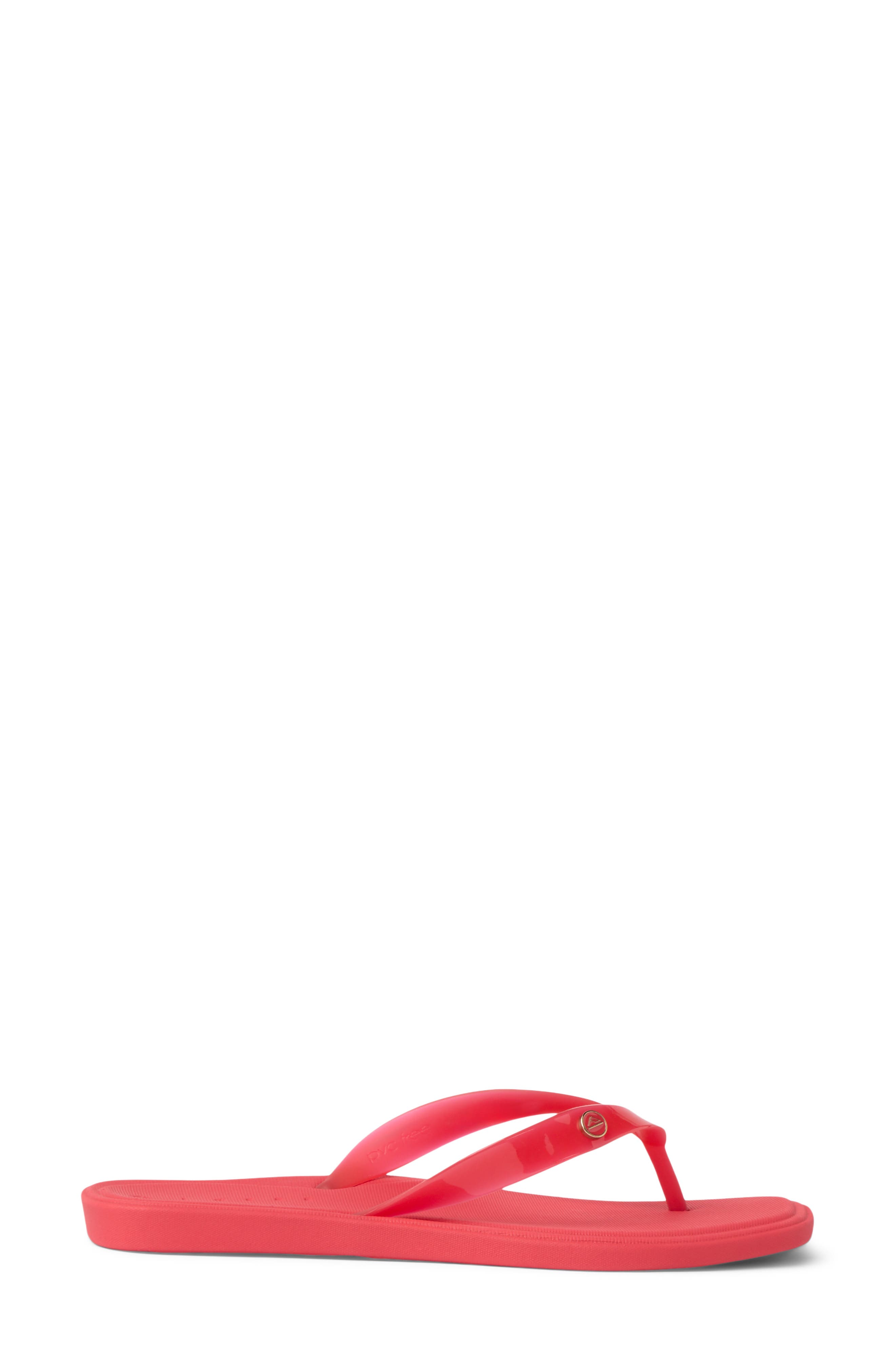 Solaye Waterproof Flip Flop, Alternate, color, HIBISCUS