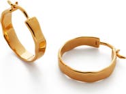 Monica Vinader Siren Muse Wave Small Hoop Earrings