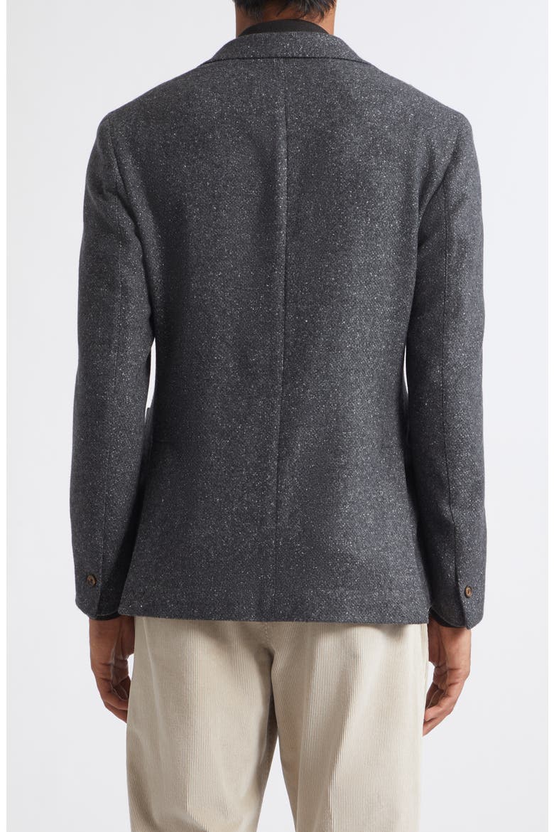 Single Breasted Soft Slim Fit Jacket, Alternate, color, 15 CHARCOAL