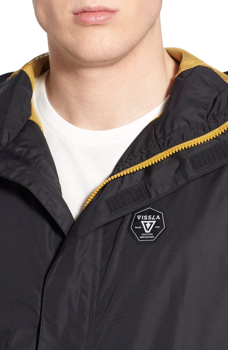 Vissla 'Charter' Colorblock Hooded Windbreaker, Alternate, color, 