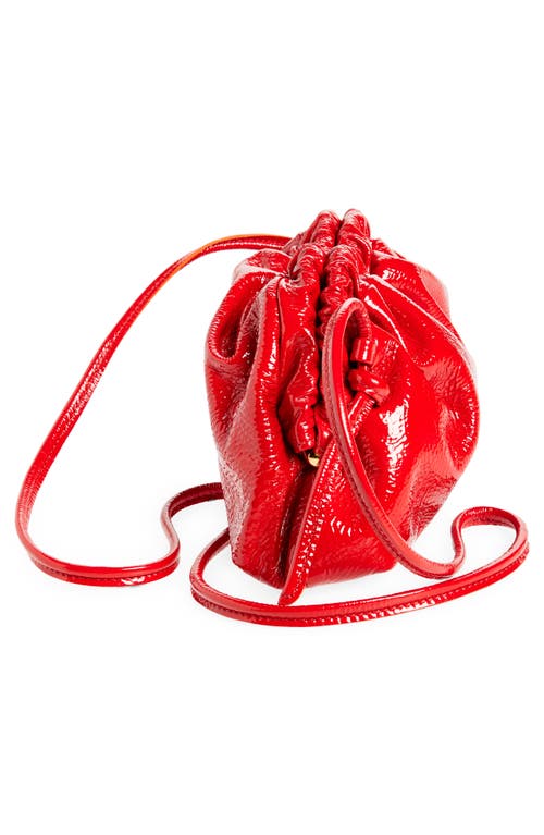Mansur Gavriel Mini Cloud Leather Clutch In Poppy