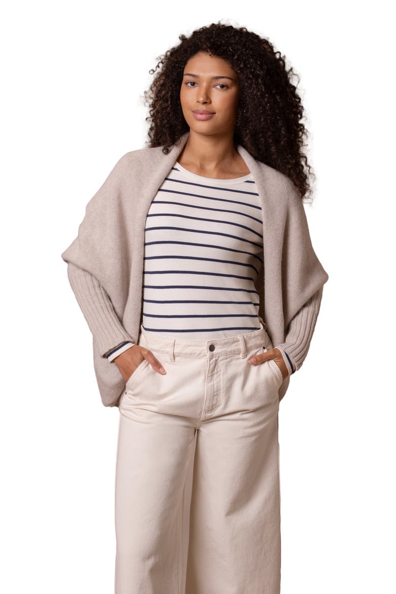 British Supersoft Cocoon Cardigan, Main, color, Oatmeal