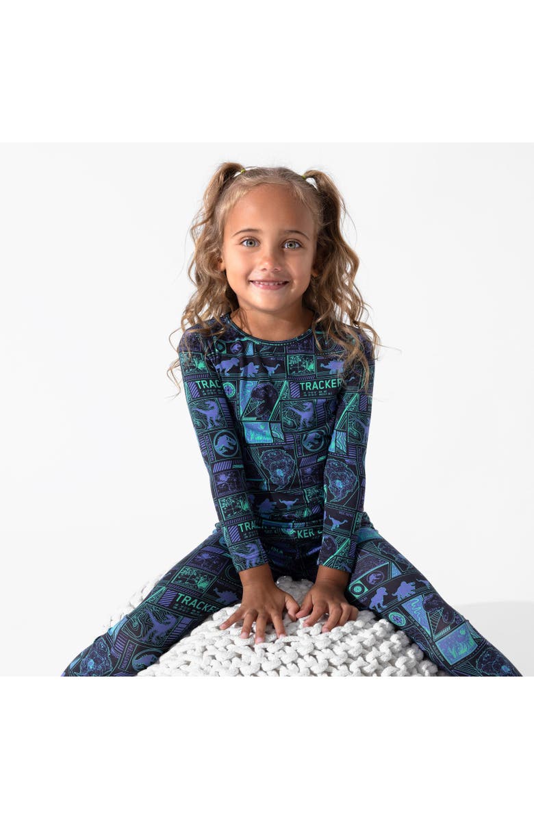 Bellabu Bear Kids' Jurassic Park Tracker Set of 2 Piece Pajamas, Alternate, color, Jurassic Park: Tracker