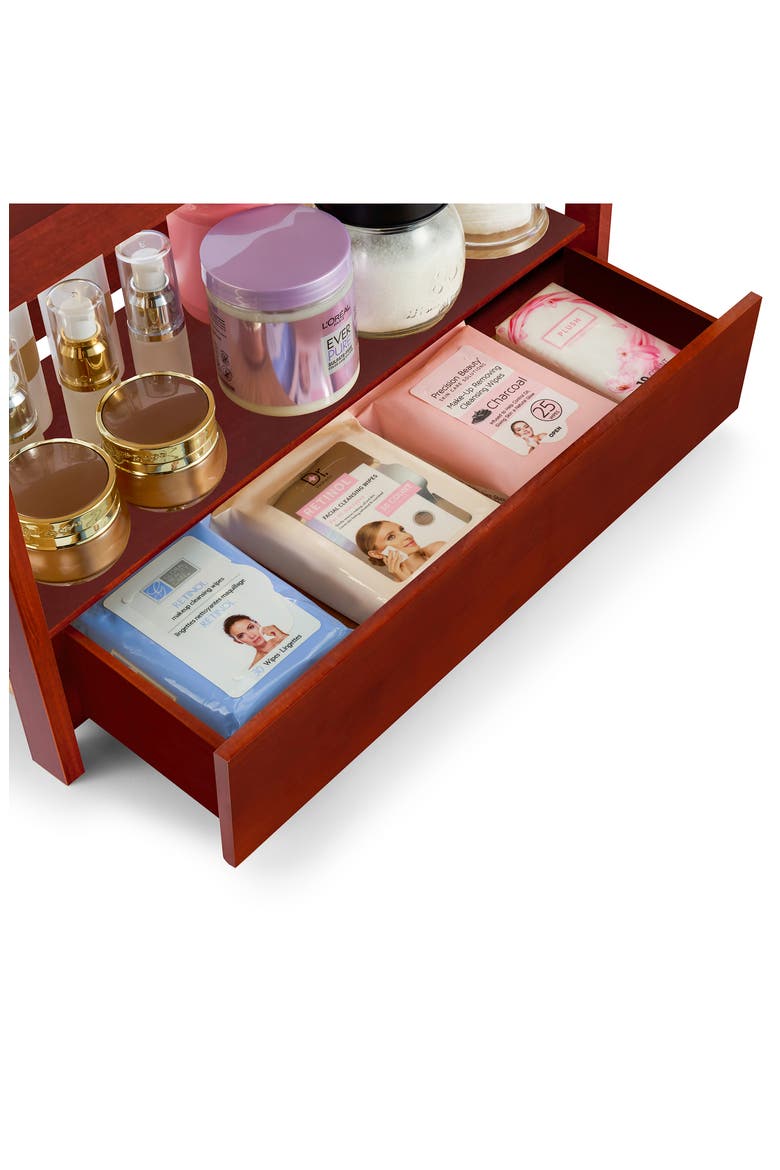 2-TIER BAMBOO COUNTER O, Alternate, color, BROWN