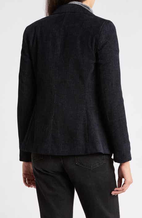 Chenille Double Breasted Blazer