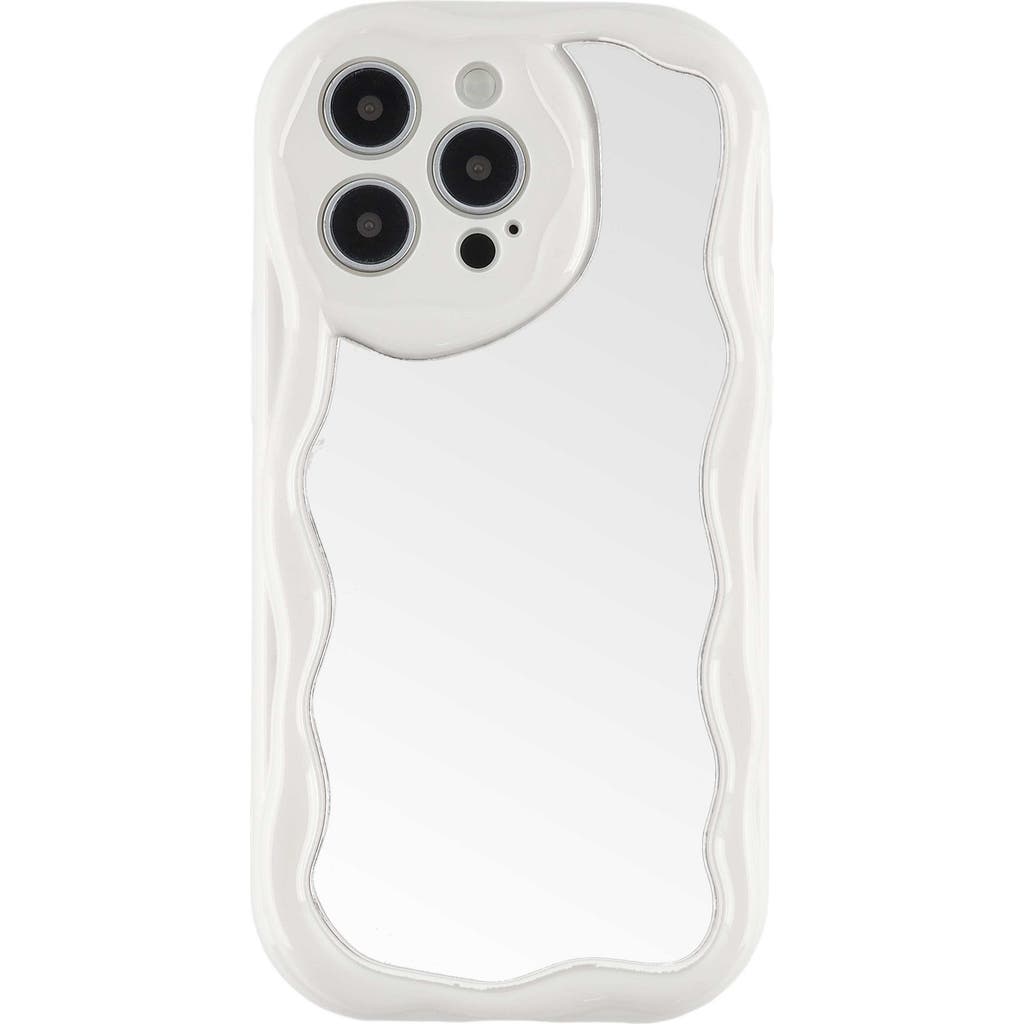 Auramma Funky Mirror Iphone 15 Pro Case In White