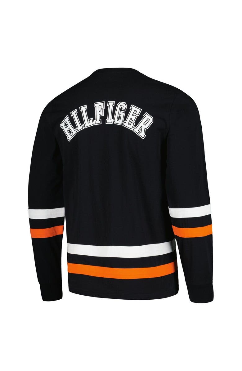 Tommy Hilfiger Men's Tommy Hilfiger Black/Orange Cincinnati Bengals Nolan Long Sleeve T-Shirt, Alternate, color, Black