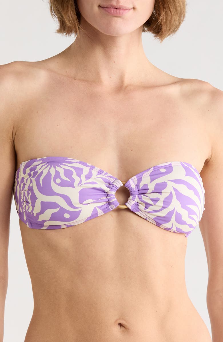 Billabong Wave Song Rio Bikini Top, Main, color, Purple