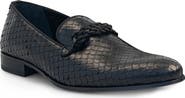 Mezlan Snake Embossed Rope Loafer
