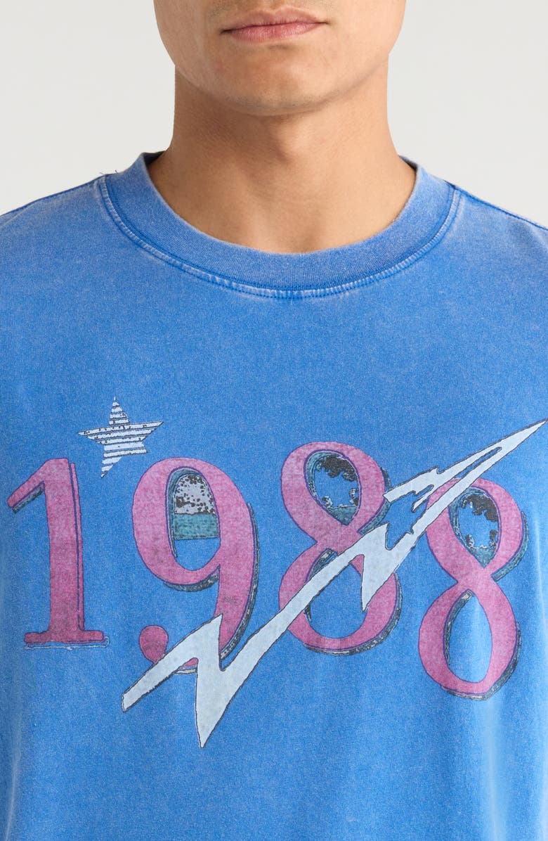HONOR THE GIFT 1988 Cotton Graphic T-Shirt, Alternate, color, Blue