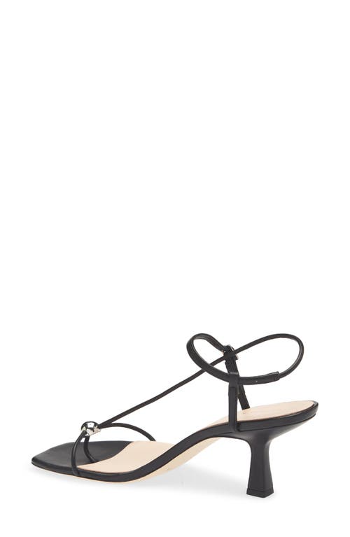 Loeffler Randall Triana Embellished Leather Sandals In Black