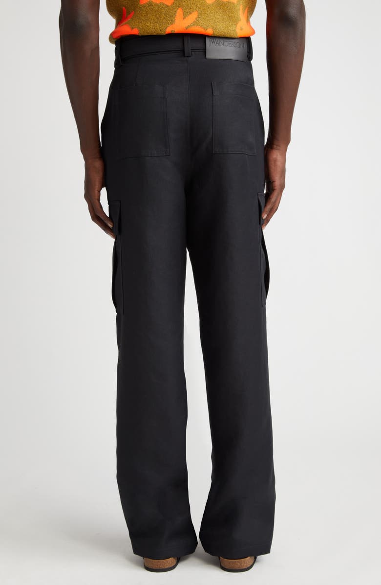 JW Anderson Belted Padlock Detail Cargo Pants, Alternate, color, 