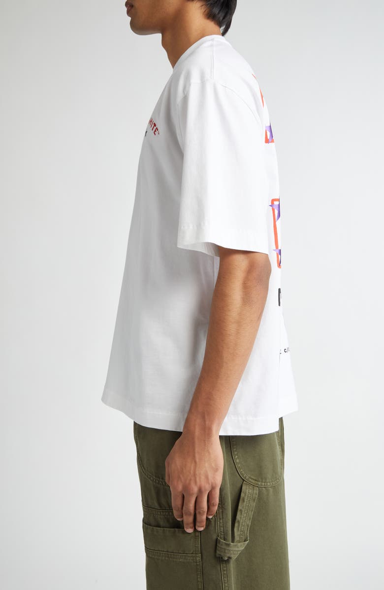 Off-White Star Arrow Skate Graphic Cotton T-Shirt, Alternate, color, 