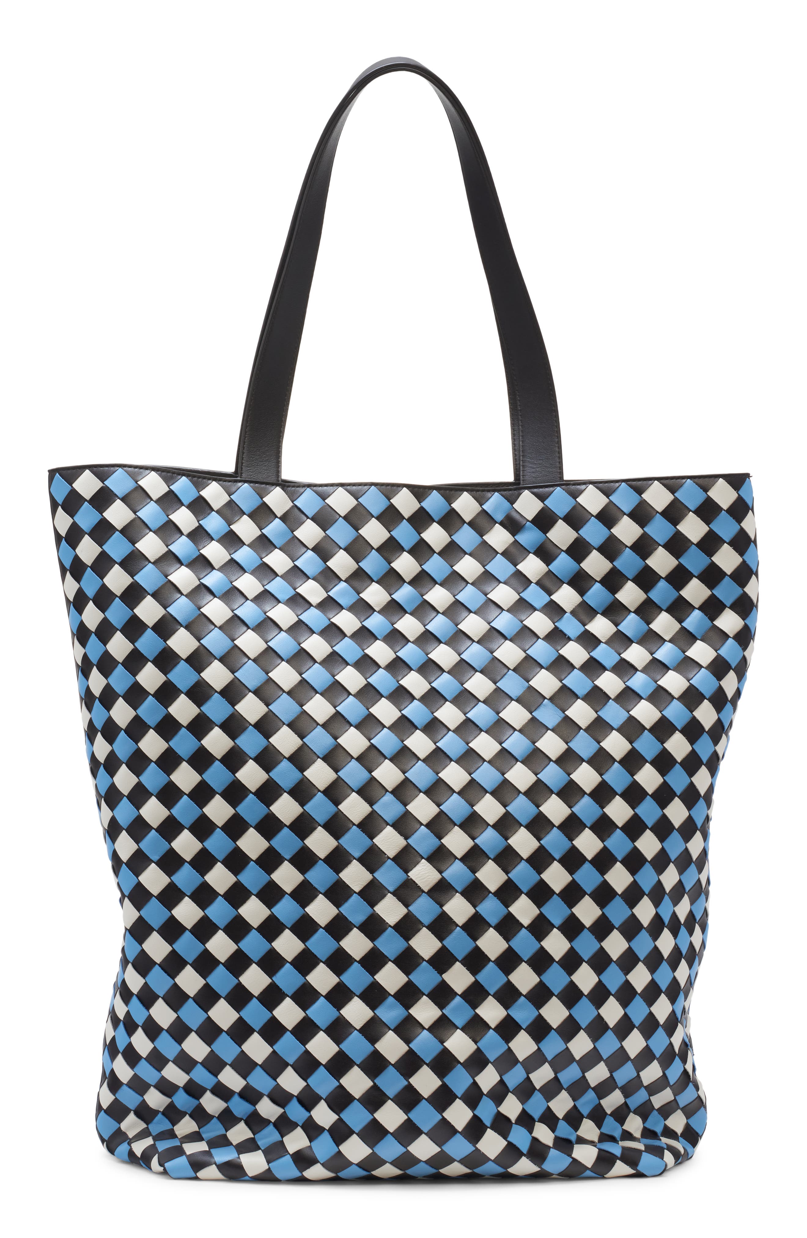 Bottega Veneta Large Tricolor Intrecciato Leather Tote, Alternate, color, 