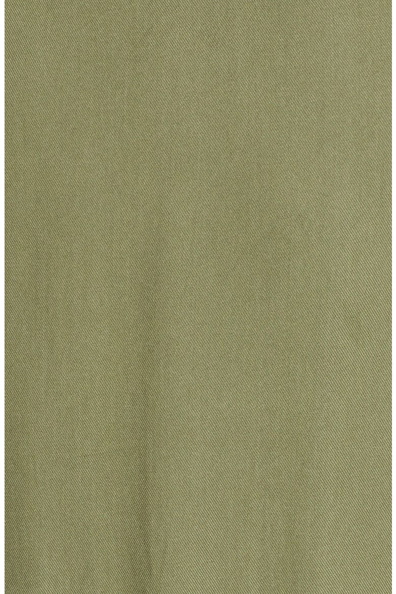Sleeveless Woven Shirtdress, Alternate, color, OLIVE BURNT