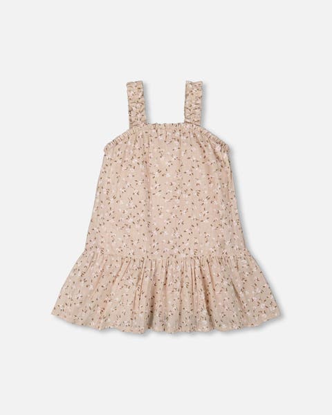 Deux Par Deux Eyelet Dress - White Deux Par Deux Eyelet Dress - White