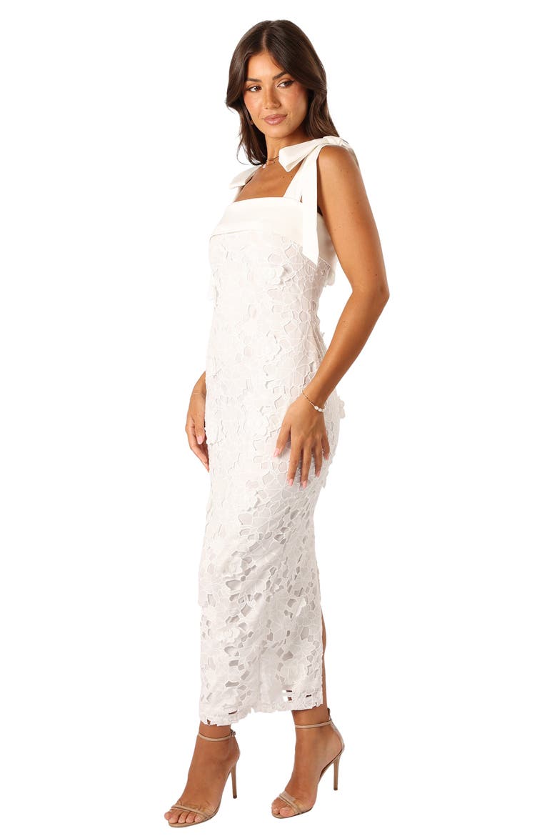 Emersyn Lace Sheath Dress, Alternate, color, WHITE