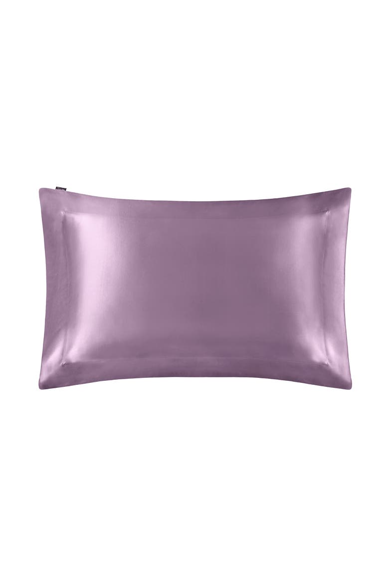 Pure Mulberry Silk Oxford Envelope Luxury Pillowcase, Main, color, Lavender