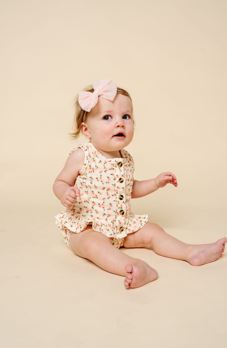 Lou Lou and Company Cotton Muslin Ruffle Tank & Bloomers Set, Alternate, color, Lottie