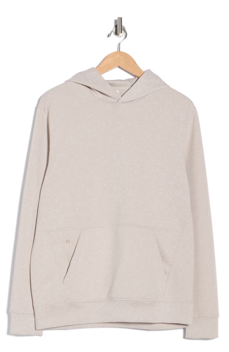 90 DEGREE BY REFLEX Printed Keep Moving Scuba Hoodie, Alternate, color, Printed Shadow Rock