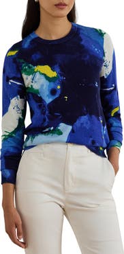 Lauren Ralph Lauren Print Crewneck Sweater