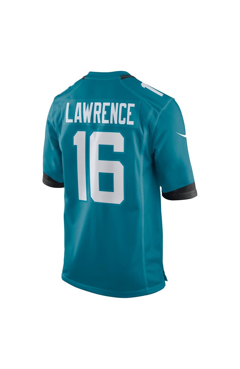 Nike Youth Nike Trevor Lawrence Teal Jacksonville Jaguars Game Jersey, Alternate, color, Teal