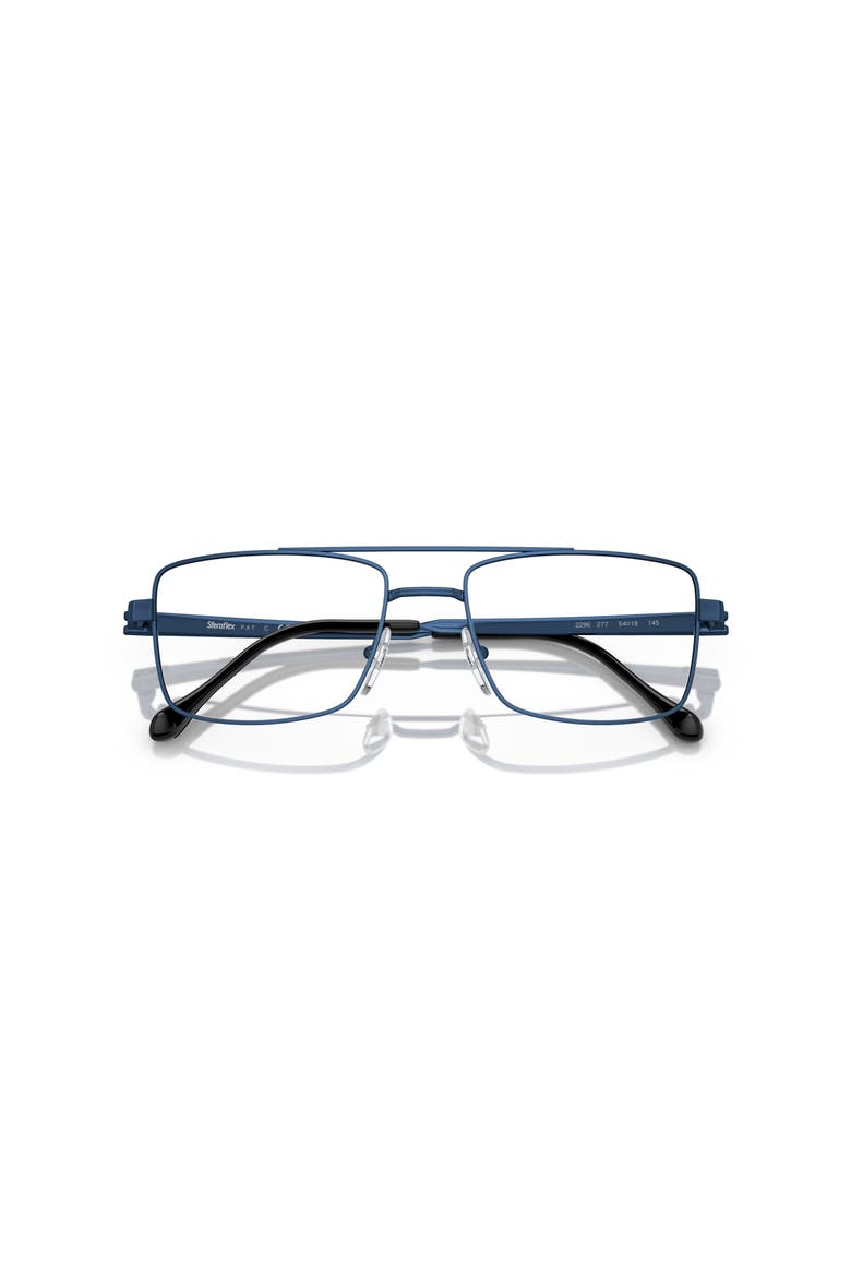 58mm Square optical glasses, Alternate, color, Blue