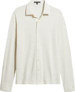 Robert Barakett Hornby Long Sleeve Knit Button-Up Shirt