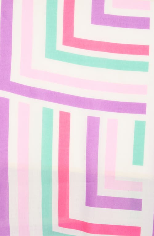Area Stars Abstract Print Scarf In Multi