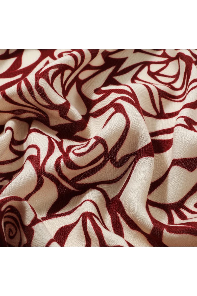 The Elodie Scarf, Alternate, color, Red/White
