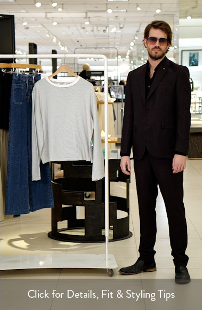 Ruva Stripe Long Sleeve T-Shirt, sales video thumbnail