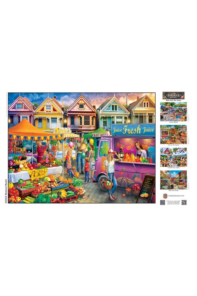 Weekend Market 750 Piece Jigsaw Puzzle, Alternate, color, Multicolor