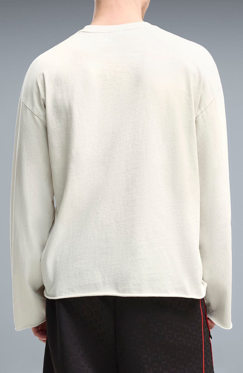 PUMA x NAHMIAS Long Sleeve Cotton Graphic T-Shirt, Alternate, color, Warm White