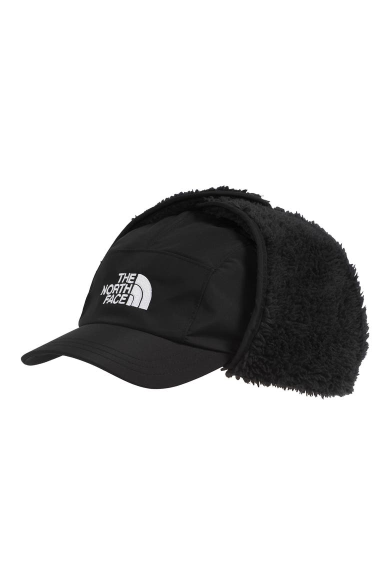 Kids' Shasta Trapper Cap, Alternate, color, TNF BLACK