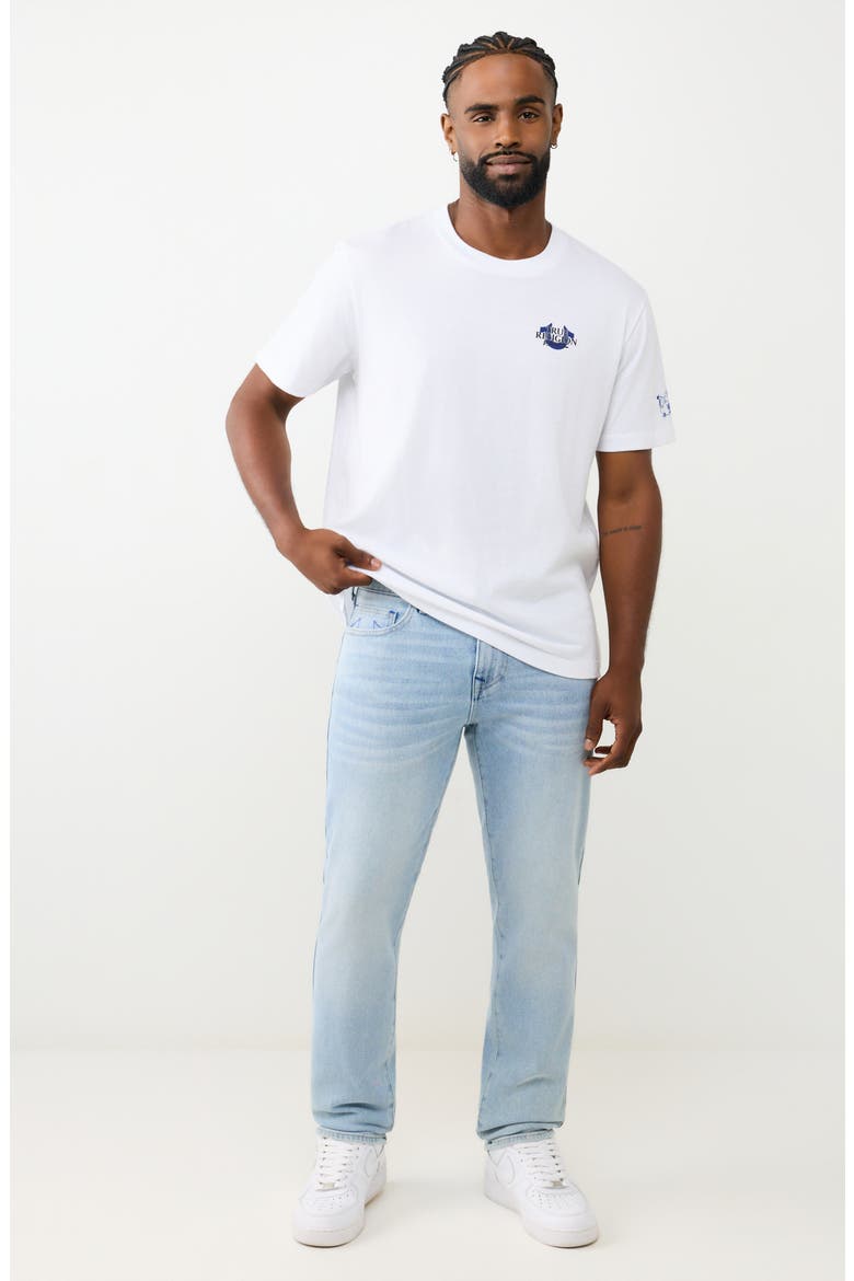 Geno Slim Fit Jeans, Alternate, color, LIGHT JOURNEY