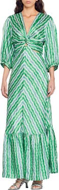 SANDRO Agnetta Maxi Dress