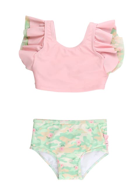 Toddler Girls UPF50+ Butterfly Tankini