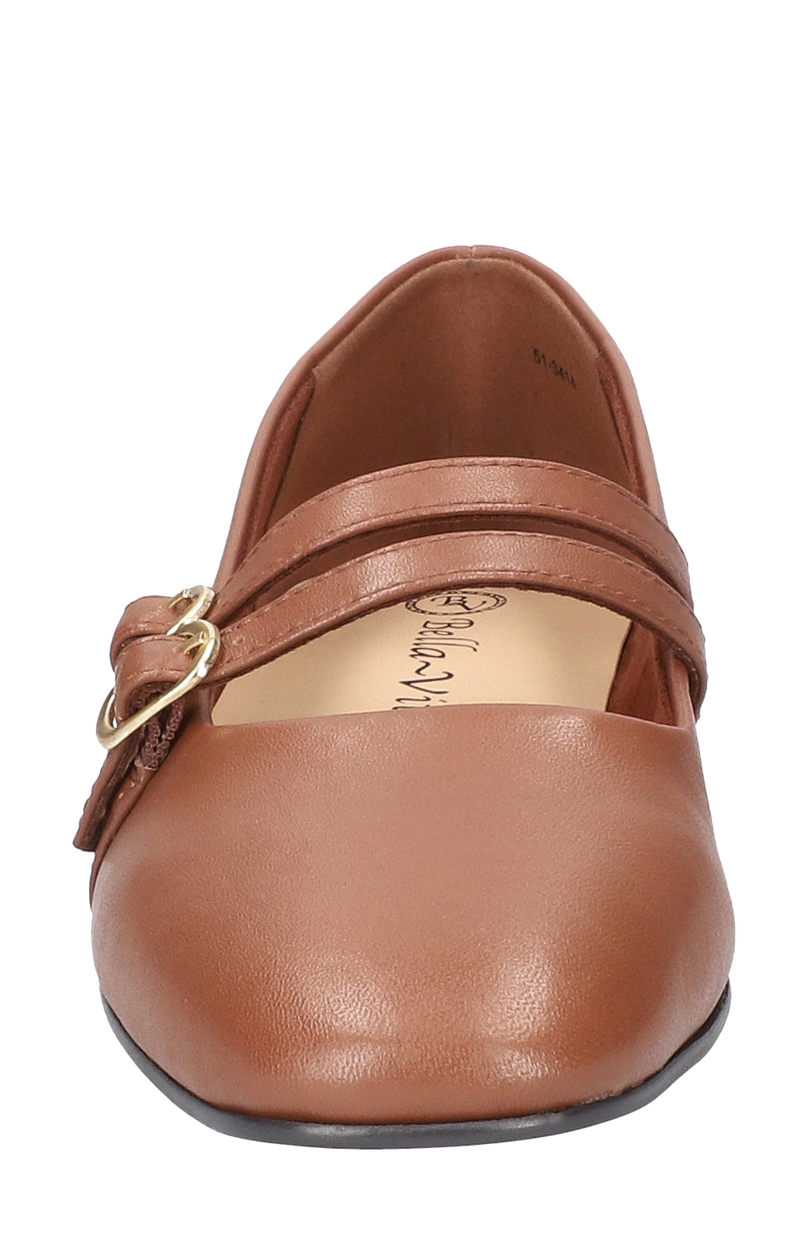 Davenport Double Strap Mary Jane, Alternate, color, DARK TAN LEATHER