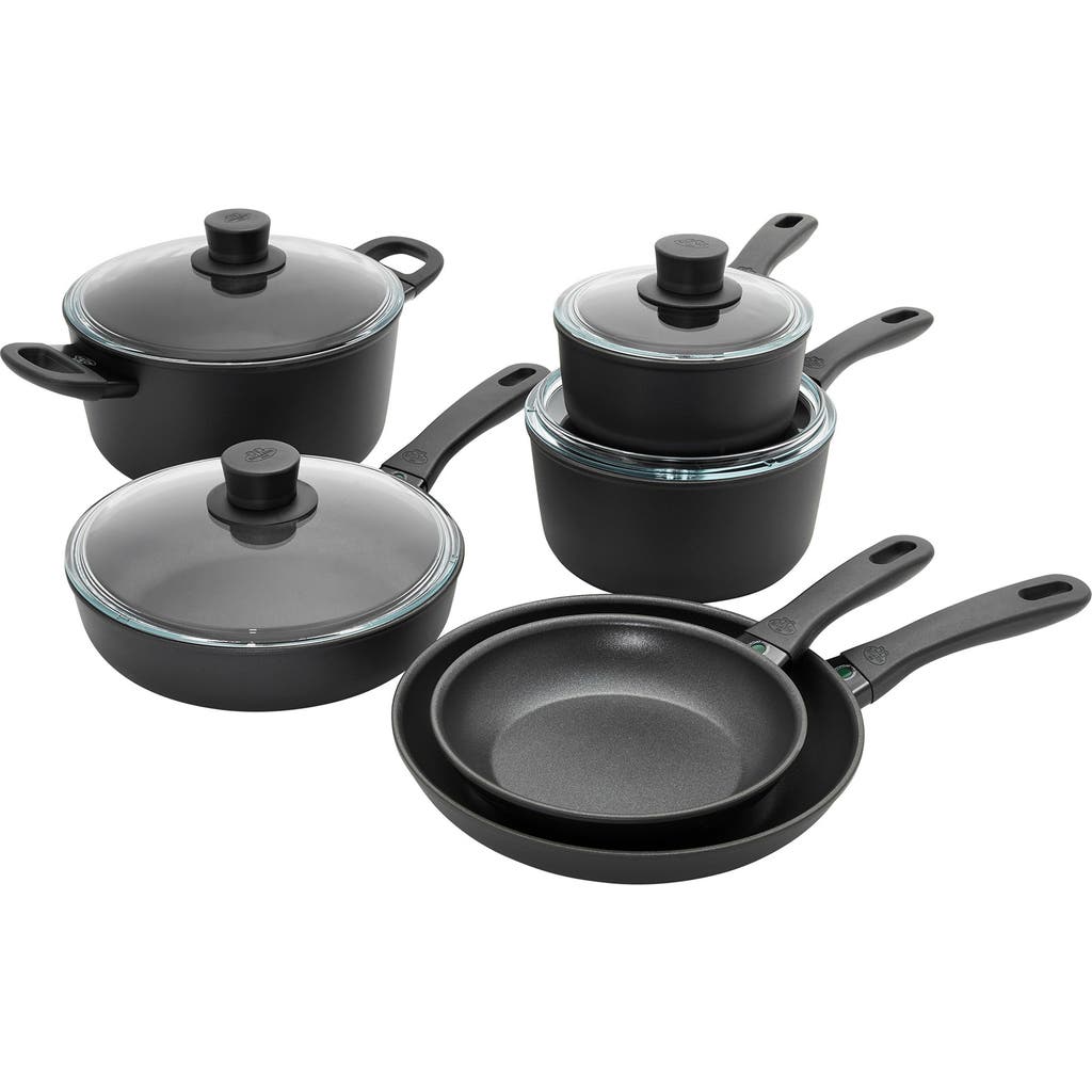 Ballarini 10-piece Nonstick Cookware Set In Black