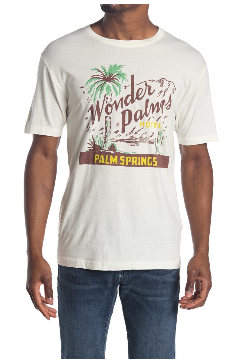 American Needle Brass Tack Palm Springs Short Sleeve Tee, Main, color, 